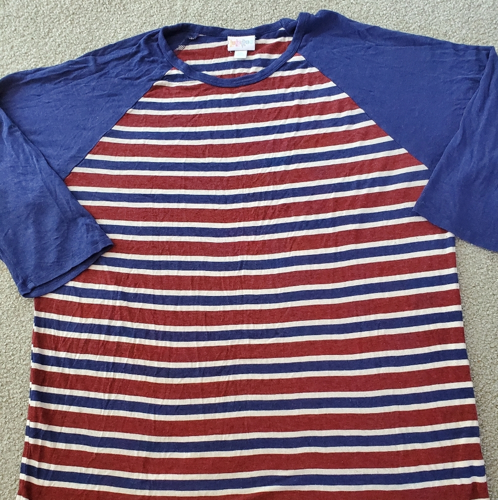 Lularoe Randy Baseball Tee - Size 2XL